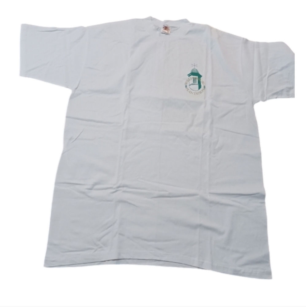Williamsburg VA Virginia Tourism Plantation T Shirt White XL Unisex Plain